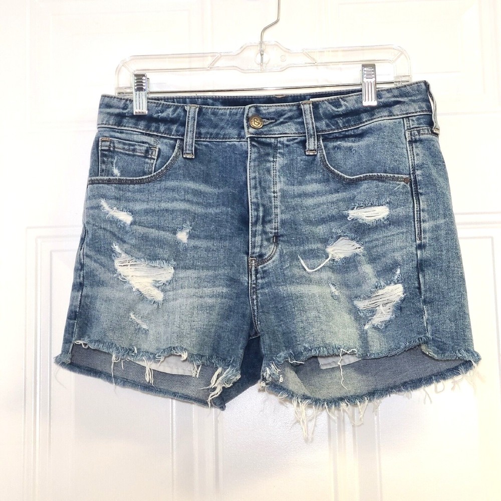 𝅺TREASURE + BOND Shorts Womens 27" Foster Boyfriend High-Rise Distressed Cutoff
